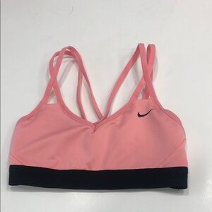 Nike Girls’ Dri-Fit Sports Bra - Pink - Size XS